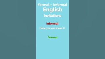 Formal vs  Informal English 20
