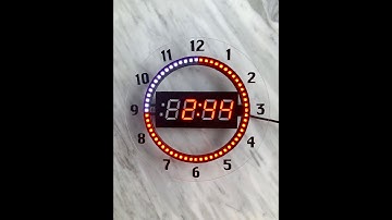 7-Segment NeoPixel Clock With Countdown Timer