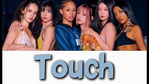 Touch lyrics- Katseye #katseye #eyekons #sophia #manon #lara #daniela #yoonchae #megan 