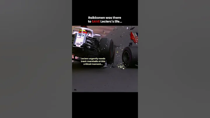 Kimi Raikkonen saves Charles Leclerc's life in Formula 1