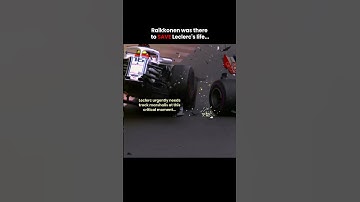 Kimi Raikkonen saves Charles Leclerc