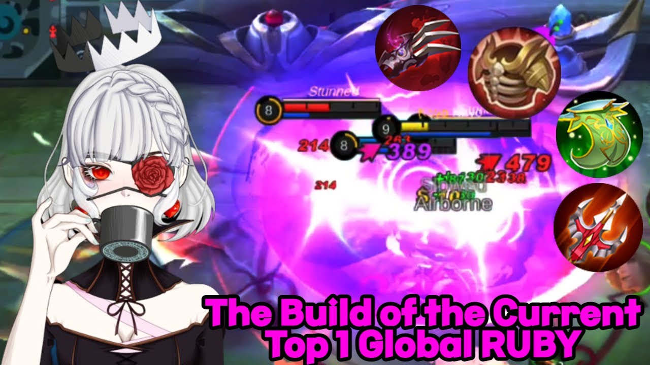 The New Top 1 Global Ruby New Build 2022 | Insane Lifesteal Build ...