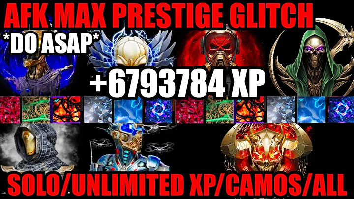 *NEW* FULLY AFK MAX PRESTIGE GLITCH! SOLO XP/CAMOS/EVERYTHING! BO7 GLITCHES! BO7 ZOMBIES GLITCH! 