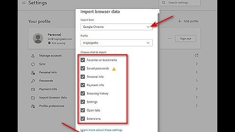 Import Bookmarks, Passwords, and More From Chrome and Firefox to Microsoft Edge