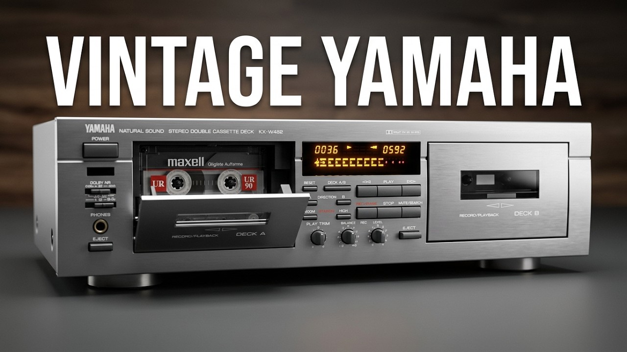 Yamaha KX W482 Doppel Cassete Deck - YouTube