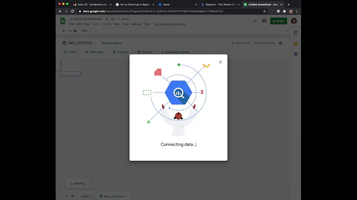 How to setup Google BigQuery & Google Connected Sheets, analysing your Google Workspace Mail Logs