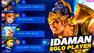 IDAMAN PLAYER SOLO | Build Terkuat Gatotkaca