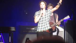 The Vamps - thanking the fans (Sheffield City Hall)