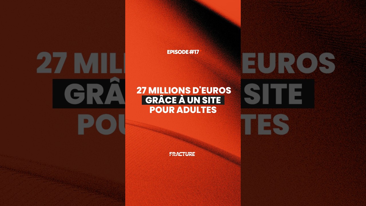 27 millions d'euros grâce à un site pour adultes