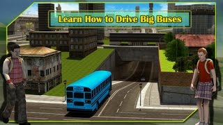 School Bus Driver 3D Simulator By Tapinator - iOS / Android - Gameplay screenshot 1