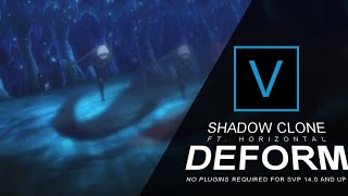 Shadow Clone (Ghosting) + Horizontal Deform | Vegas Pro Tutorial