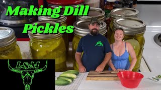 Making Dill Pickles