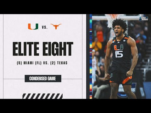 Miami vs. Texas - Elite Eight NCAA tournament extended highlights