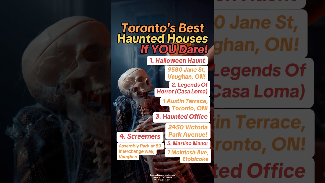 Toronto's Best Haunted Houses If YOU DARE! 