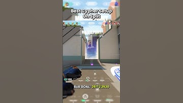 Best Cypher Setup On Split ⭐#valorant  #cypher #setup