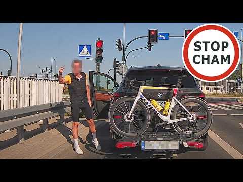 Kierowca BMW wymusił a później miał pretensje... #2332 Wasze Filmy