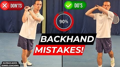 NEVER make these killer mistakes on the Two-Handed Backhand! And What To Do Instead