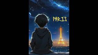 Overlook the Paris Cityscape at night with some Jazz Lofi 🎷✨ // Anime Style