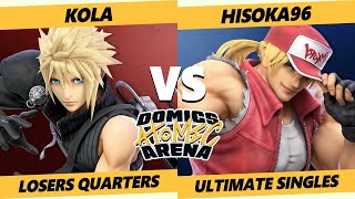 Domics Atomic Arena SSBU - Kola (Cloud) Vs. AnG | Hisoka96 (Terry) Ultimate Losers Quarters