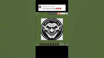 Subscribe Profile Pixel Art in Minecraft | Part 30 🎨🧱 #MinecraftShorts