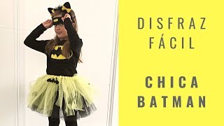 Disfraz rápido Chica Batman