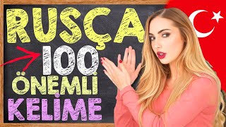 Rusça 100 Önemli̇ Keli̇me Rusça Öğreniyorum