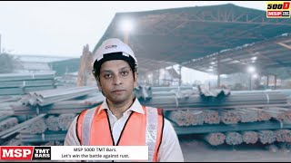 Msp Tech Talks  Msp 500d Tmt Bars  Lets Win The Battle Against Rust