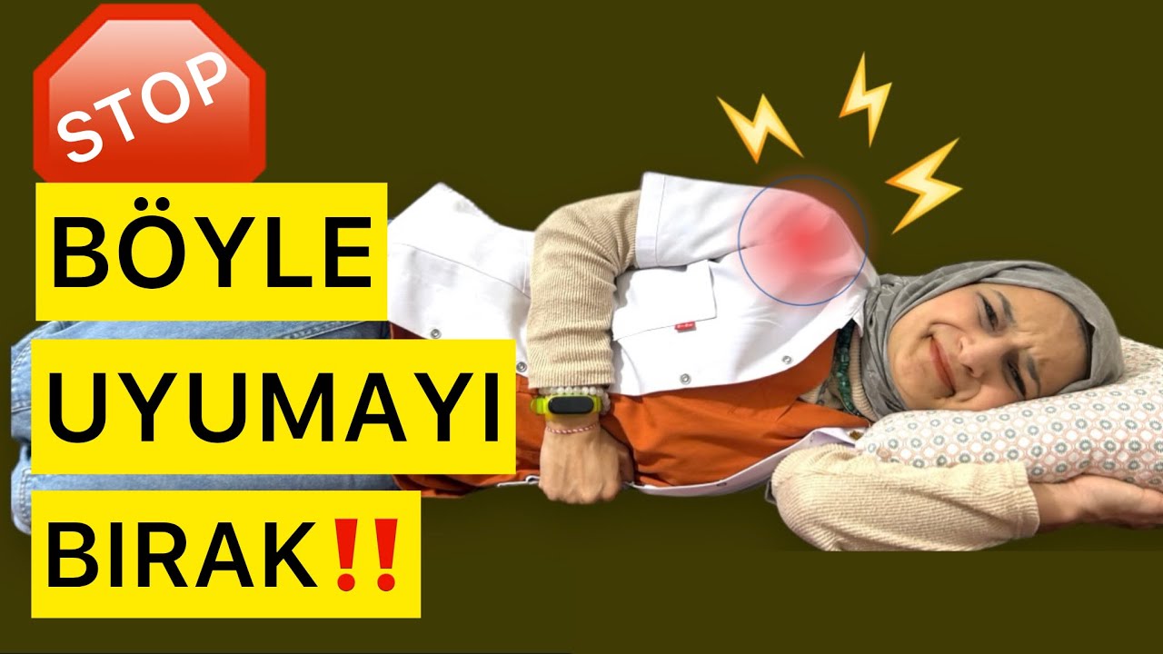 Bu Gece Daha İyi Uyu! OMUZ AĞRISINDA Nasıl Uyumalıyız? #fizyoterapistmacide #omuzağrısı