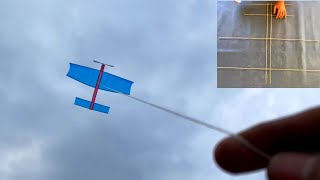How To Make Simple Making Kite Plane At Home