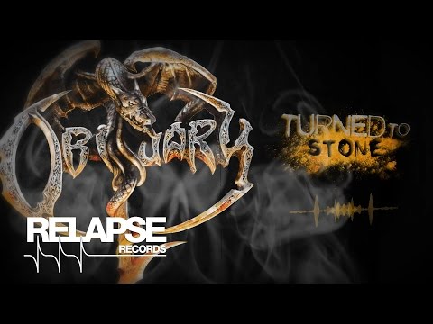 OBITUARY - Turned to Stone (officiële songtekstvideo)