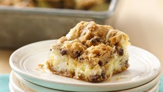 Chocolate Chip Cheesecake Bars | Pillsbury Recipe