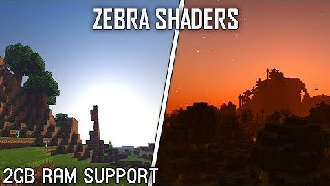 MCPE - Zebra Shaders | 2GB RAM Support - Best Shader for (low-end) Devices