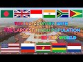 TOP 50 COUNTRIES WITH THE LARGEST HINDU POPULATION IN THE WORLD