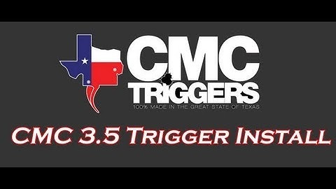 HOW TO INSTALL AN AR-15 TRIGGER : CMC 3.5 TRIGGER GROUP