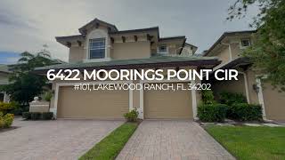 6422 MOORINGS POINT CIR, #101, LAKEWOOD RANCH, FL 34202 Realtor