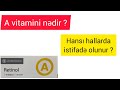 Vitamin a kapsul ndir a vitamini ndir  retinol kapsul ndir  hans hallarda istifad olunur