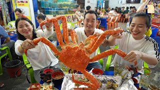 Độc Lạ ăn Cua Hoàng Đế King Crab Khổng lồ nhất Việt Nam gần 7kg ở Quán 54 Tân Sơn Nhì cùng Ánh Kua