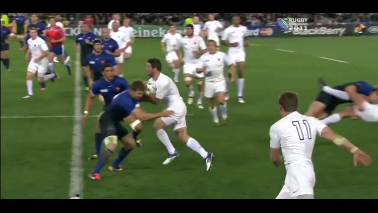 Rugby World Cup 2011 Hits & Hand-Offs - YouTube