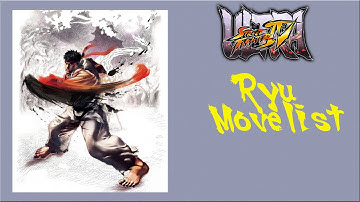 Ultra Street Fighter IV - Ryu Move List