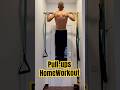 PULL UPS Workout at home 💪 #pullups #calisthenics #backworkout #backday