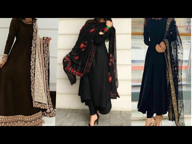 Buy Black Anarkali And Pant Cotton & Dupatta Organza Print Angrakha Set For  Women by POMCHA JAIPUR Online at Aza Fashions.