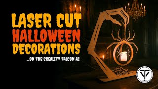 Making a Haunted Halloween Decoration with the Creality Falcon A1 Laser