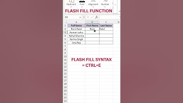 #flashfill #excel #dataextractor #exceltips #viral #excelfunction #youtubereels #youtubeshorts #reel