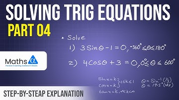 Solving Trig Equations - part 04 | Maths Alpha | Dharana Siriwarnage