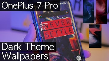 OnePlus 7 Pro Android 10 Dark Theme Wallpapers