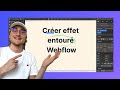 Comment créer un effet d'entourage sur Webflow ? | Tutoriel facile