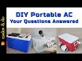 Homemade Portable Air Conditioner DIY - Your questions answered.