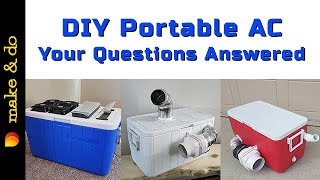 Homemade Portable Air Conditioner DIY  Your questions answered.
