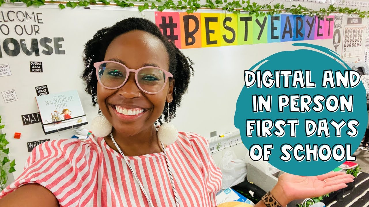First Day Of School X2 Prepping Digital Start Then In Person Start First Day Of School X2 Prepping Digital Start Then In Person Start