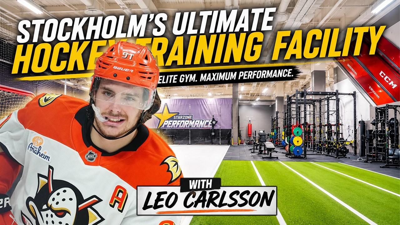Visiting A Hockey Training Facility with Leo Carlsson In Stockholm Sweden